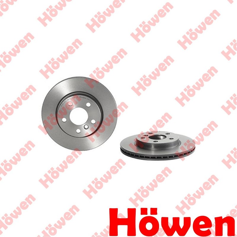Fits Mini Cooper 2013- One 2014- Brake Discs Front Howen 34116866295 34116799347