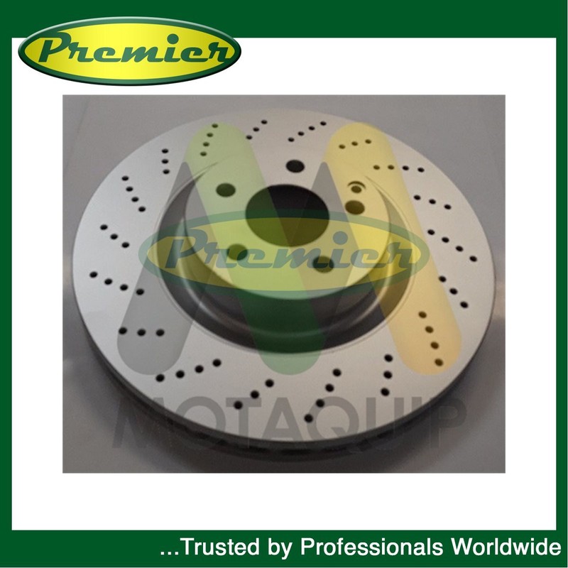 Premier Front 1x Brake Disc Fits Mercedes SLC 2016- SLK 2015- + Other Models #2