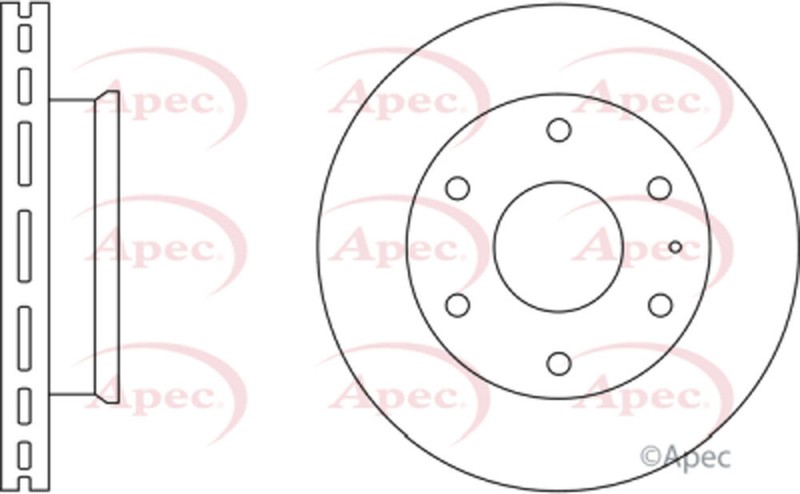 Fits Mazda BT-50 2006-2010 Ford Ranger 1999-2012 Brake Disc Front Poppy 4429562 gallery