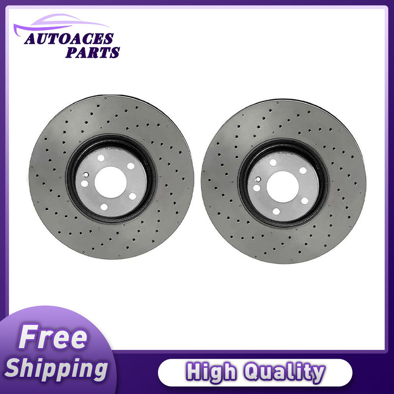Brembo 2pcs Front Disc Brake Rotor for Mercedes-Benz C43 AMG 2017 2018 2019