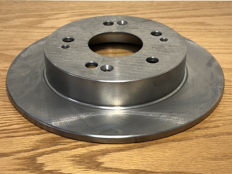 POWER SLOT Brake Rotor Slotted Silver E-Coated Alloy Single 12647018SL gallery
