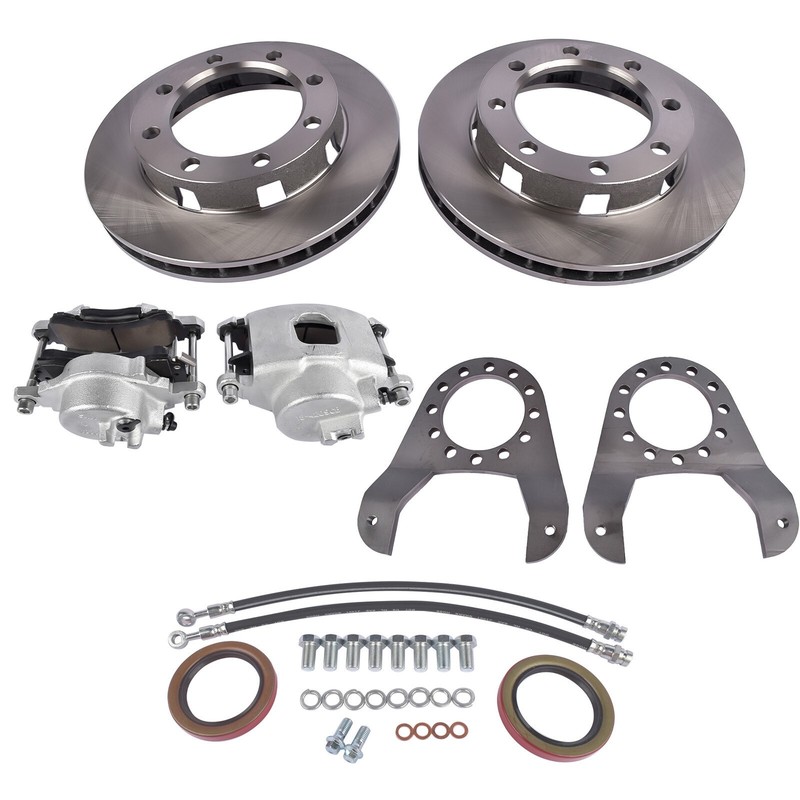 14 Bolt Complete Disc Brake Conversion Kit 10.5 SRW For GM 1973-1988 Disk Brakes gallery