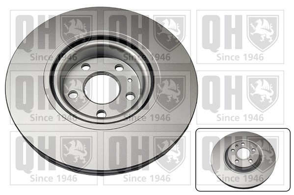 2x Brake Discs Pair Vented fits VOLVO V90 Mk2 2.0 Front 2016 on 322mm Set QH New gallery