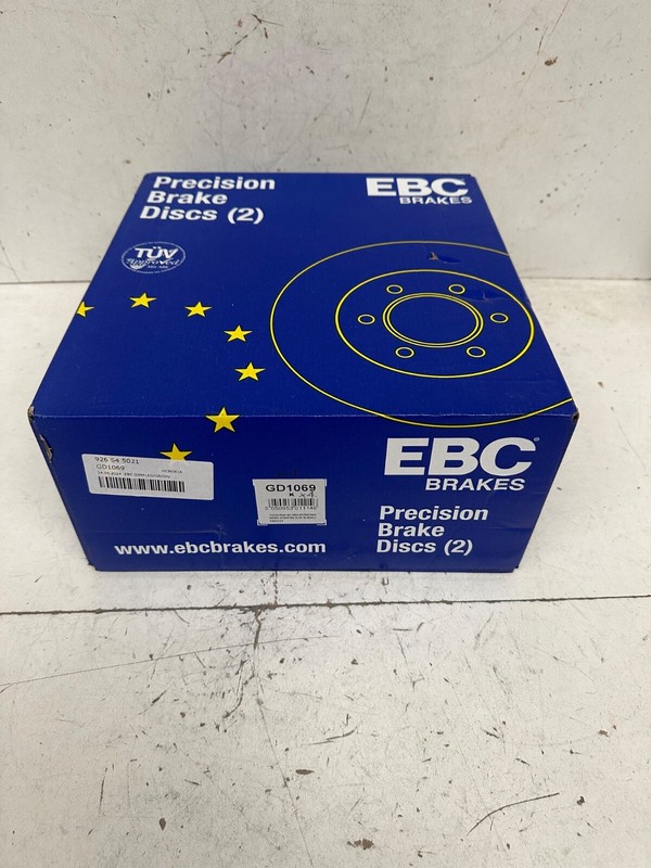EBC FRONT Brake Discs x2 283mm fits CITROEN DS OPEL PEUGEOT VAUXHALL GD1069