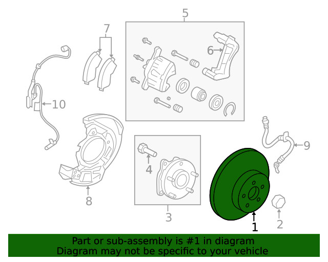 Genuine Toyota Disc Brake Rotor 43512-33150 gallery