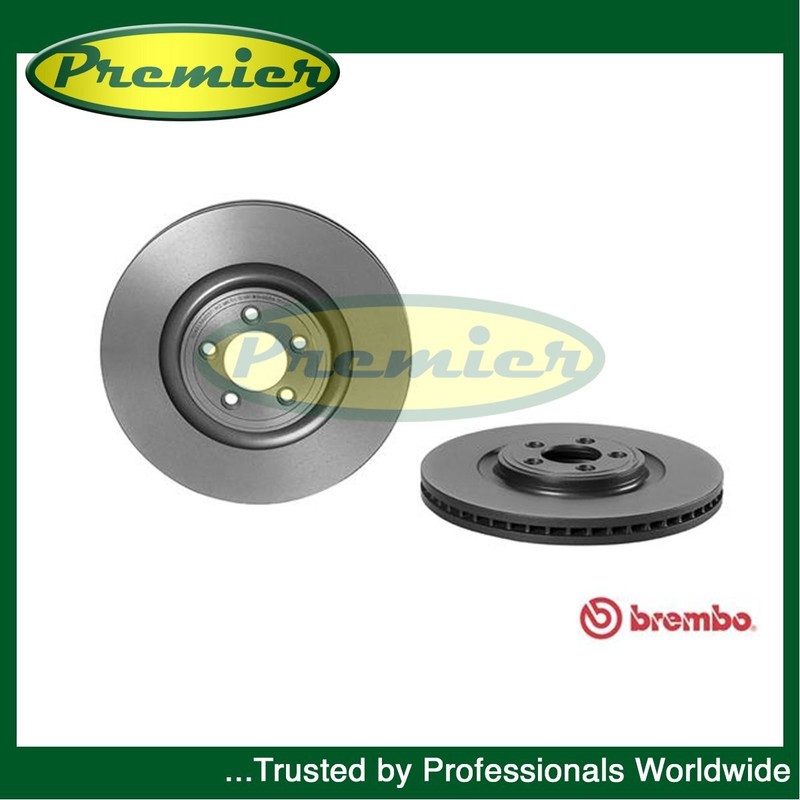 Premier Front Brake Disc Fits Jaguar XF XJ XK F-Type T2R5939 C2C25337