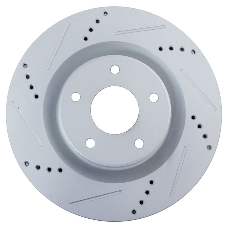 Drilled Brake Rotor Set Fits 2004-2009 Cadillac XLR 2005-2013 Chevrolet Corvette gallery