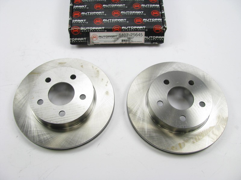 (2) API 1407-25645 Rear Brake Rotors – 1993-1997 Ford Thunderbird, 93-98 Mark 8