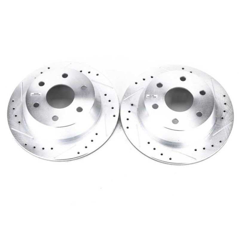 Power Stop AR8641XPR Drilled & Slotted Rear Rotors for Chevrolet Astro & GMC