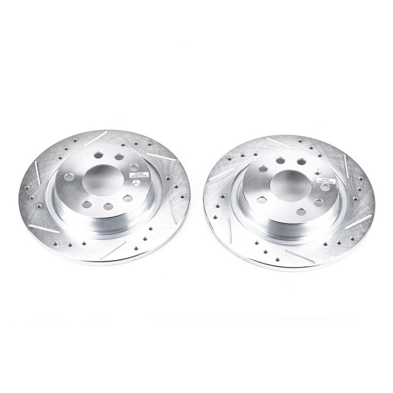 PowerStop Disc Brake Rotor Set - Fits Saab 9-3 2003-2011, Saab 9-3X 2010-2011 Po gallery