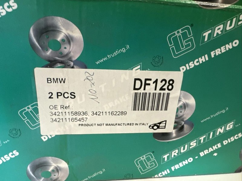 Trusting Front Brake Discs Fits BMW 3 Series (E36/E46) DF128 gallery