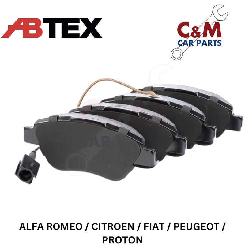 Abtex Front Brake Pads fits FIAT PANDA 2004-2024 gallery