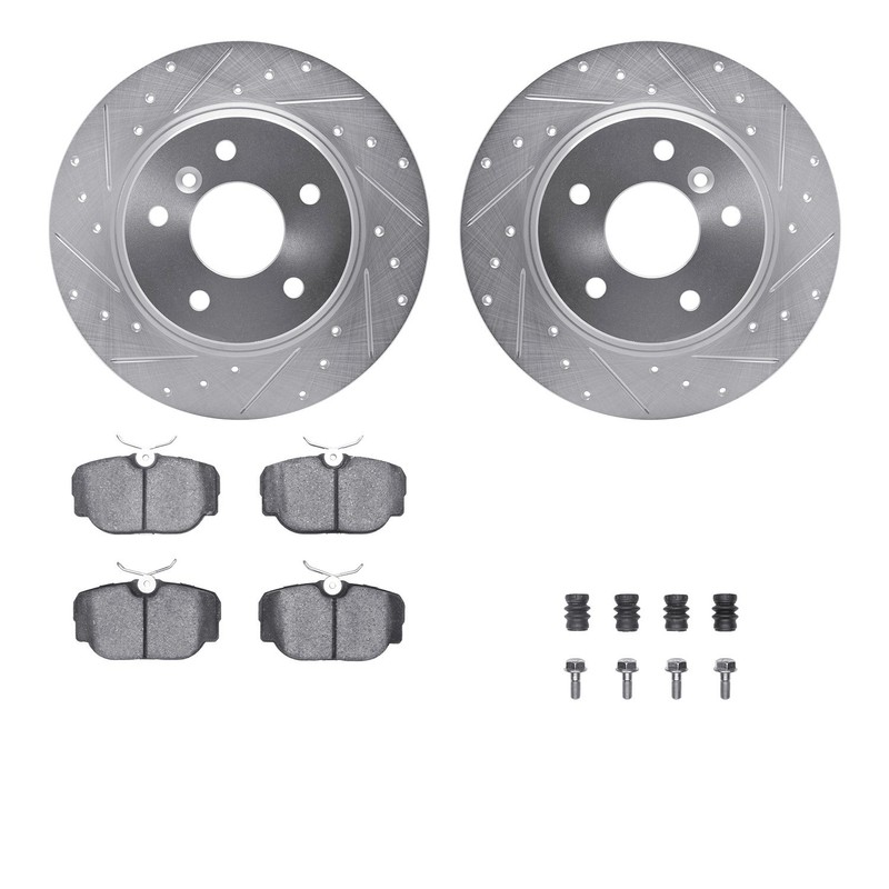 Dynamite Friction Disc Brake Kit for 1999-2004 Land Rover Discovery 7512-11000
