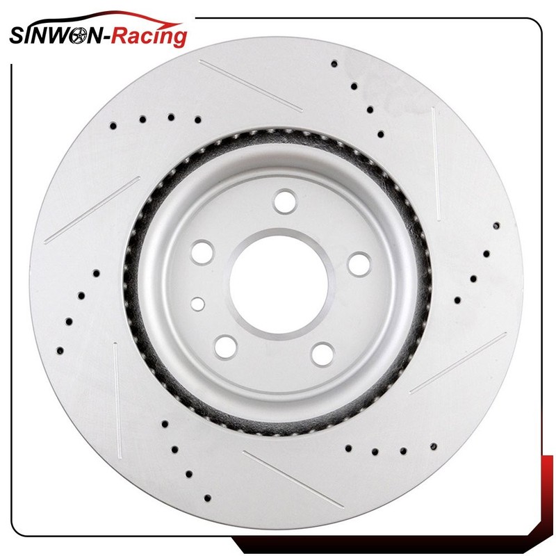 Front 325 mm Brake Discs Rotors Ceramic Pads Kit Fits 2011 - 2016 Ford Explorer gallery