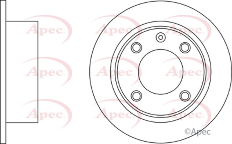 Rear 1x Brake Disc Fits Citroen Xantia 1993-2001 95667811 gallery