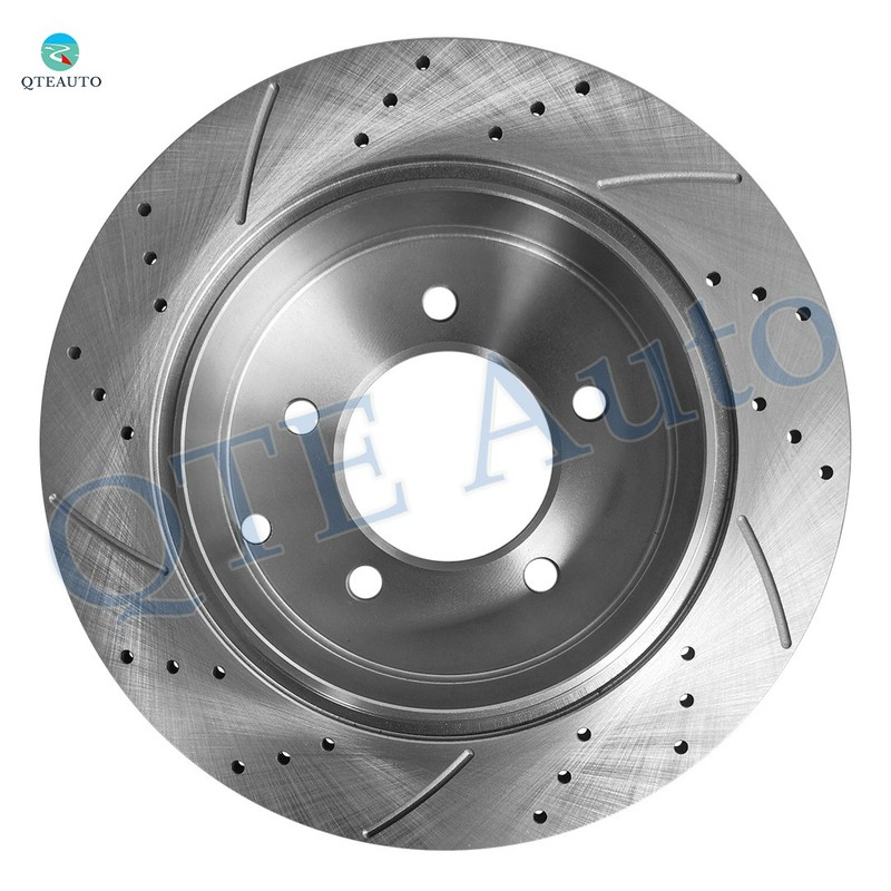 Set of 4 Front 294-Rear 262 Drilled Brake Disc Rotors To 2008-2014 Dodge Avenger gallery