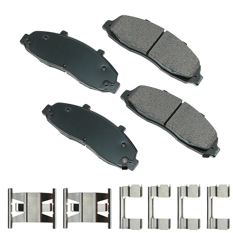 AKEBONO OEM Front Premium Ceramic Brake Pad For 1997-2004 Ford F-150 5 lug Wheel gallery