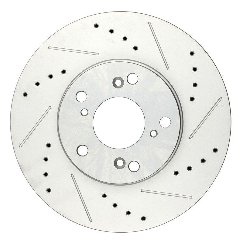 Front and Rear DRILLED SLOTTED Disc Rotors for 1998 1999 - 2002 Honda Accord V6 gallery