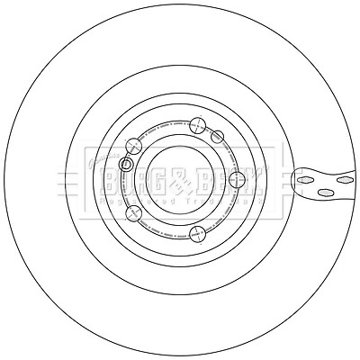 Fits Mercedes GLE 2018- GLS 2019- 2.0 D 2.9 3.0 4.0 Ruva Rear 1x Brake Disc gallery