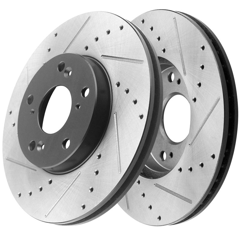 Front Disc Rotors and Brake Pads for Honda Accord Civic Element 2002 - 2004 CR-V gallery