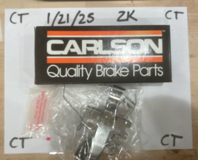 Carlson 13315 Disc Brake Hardware Kit