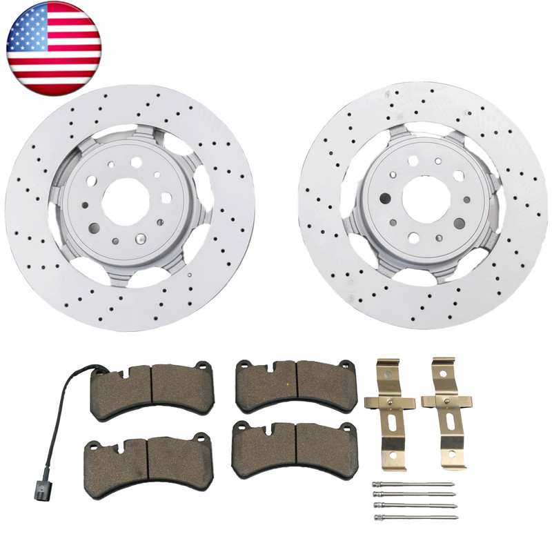 NEW pads Rotors front brake FOR Maserati GranTurismo Gran Turismo Gt #1805