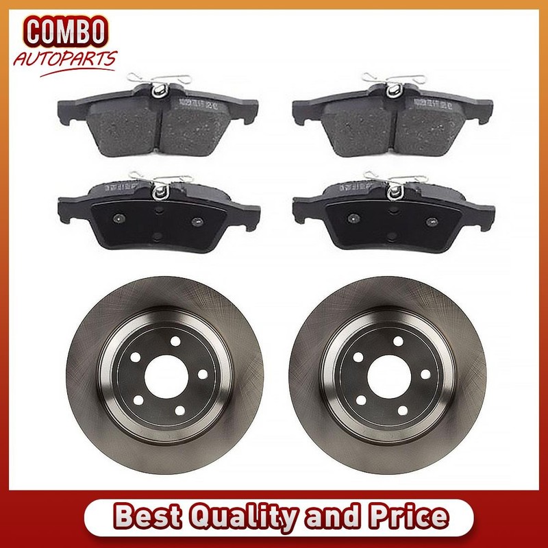 Rear Brake Rotors Brake Pads Fits 2016-2018 Ford Focus