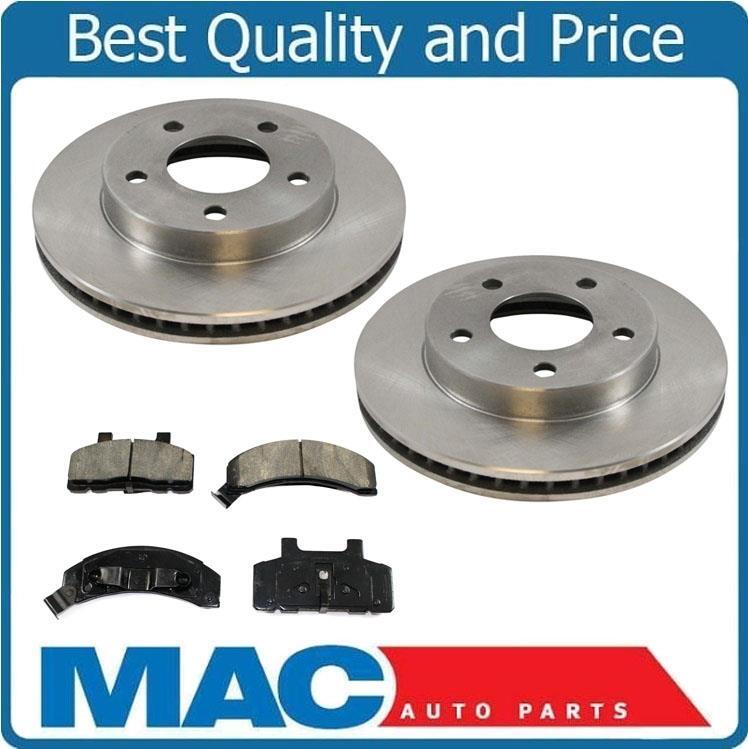 83-90 Celebrity 83-96 Cutlass Ciera Front 115MM 10.25 Inch Brake Disc Rotor Pads