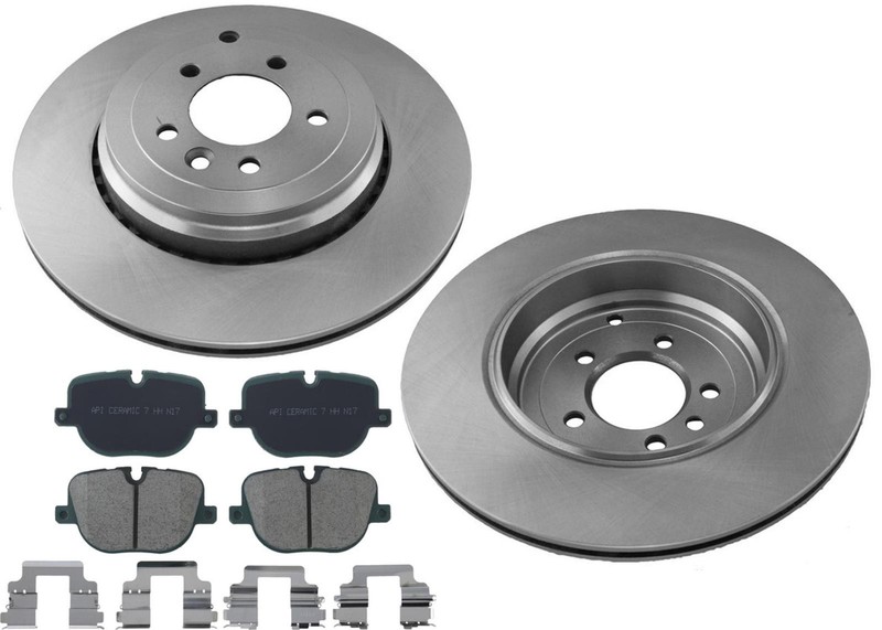 Rear Disc Brake Rotors Disc Brake Pads For Supercharged Range Rover Sport 10-13