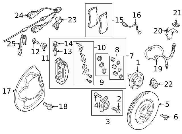 Genuine Audi Rotor Left 4G0-615-301-AJ gallery
