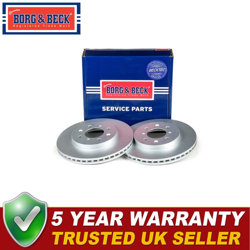 Borg & Beck Front 1x Brake Disc Fits Honda Jazz 2004-2008 City 2008- 1.2 1.3 gallery