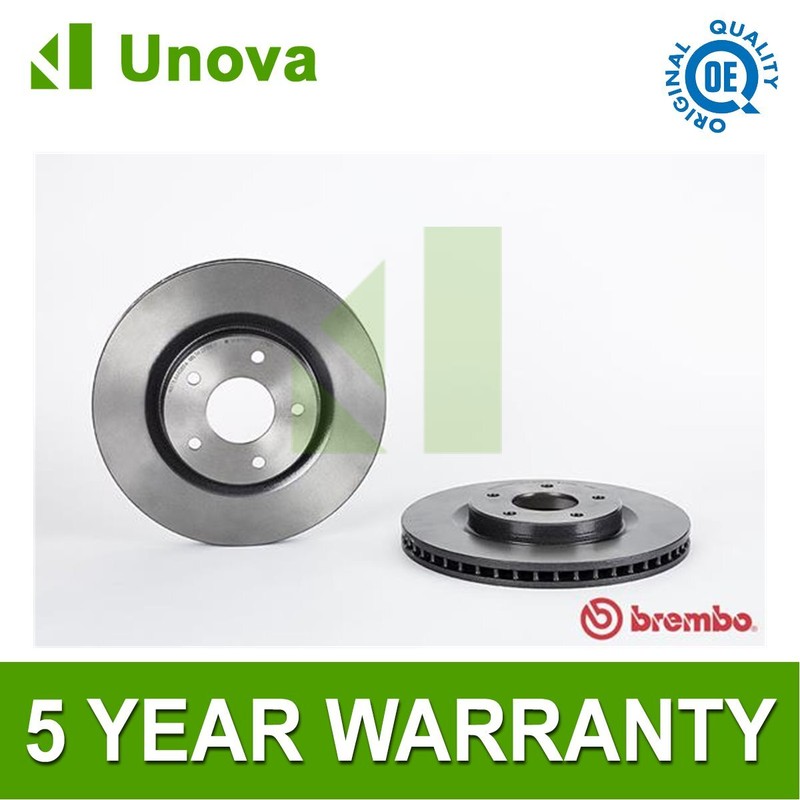 Brake Discs Front Unova Fits Nissan Qashqai X-Trail 1.5 dCi 1.6 2.0 2.5