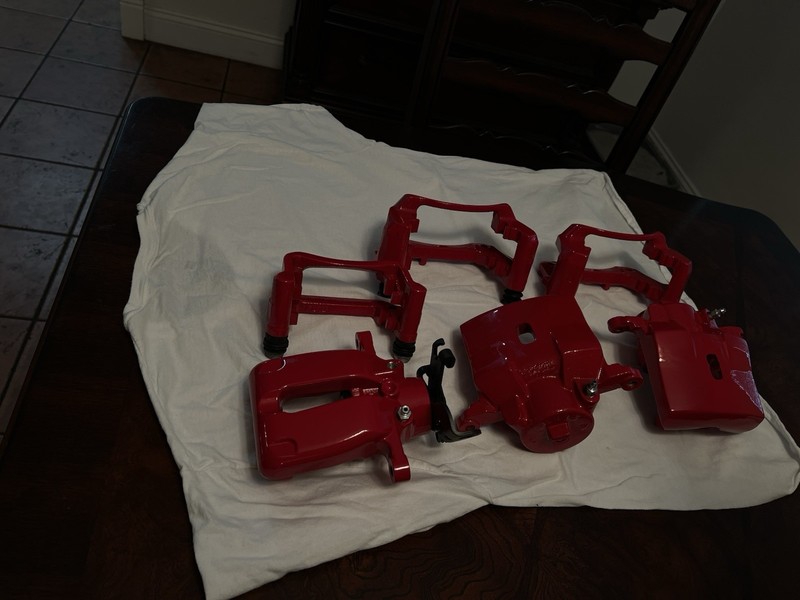 Vanderhall Venice Carmel All 3 Powdercoated Brake Calipers Ferarri Red