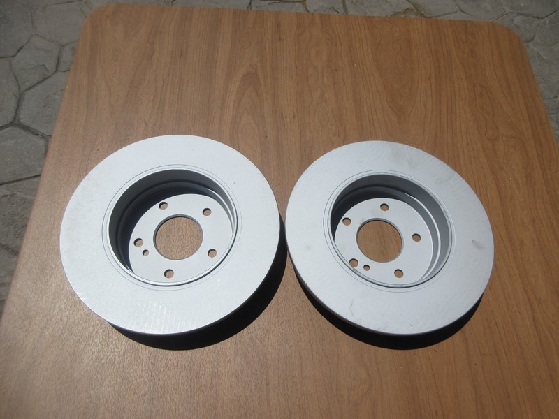 1998-2003 Mercedes-Benz E320 Pair Rear Brake Rotors Genuine Zimmerman ff gallery