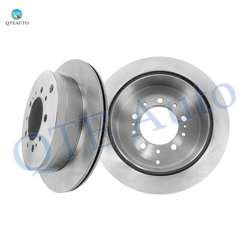 Rear 345mm Brake Disc Rotors For 2008-2011 2013-2021 Toyota Land Cruiser