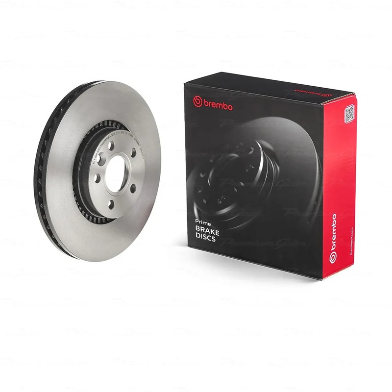 Front+Rear Brembo UV Coated Disc Rotors+NAO Brake Pads for Volvo V70 135 07-15 gallery