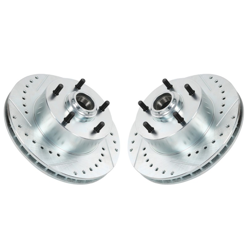 Body Disc Brake Conversion Kit Booster Drilled Rotors 9" For 1964-1972 GM A F X gallery