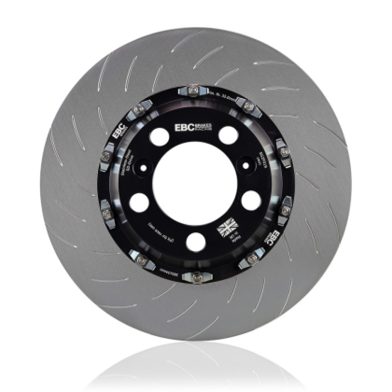 EBC Racing For 14-19 BMW M3 & M4 Rear Rotor 2-Piece Vented Disc – Fits BMW M2