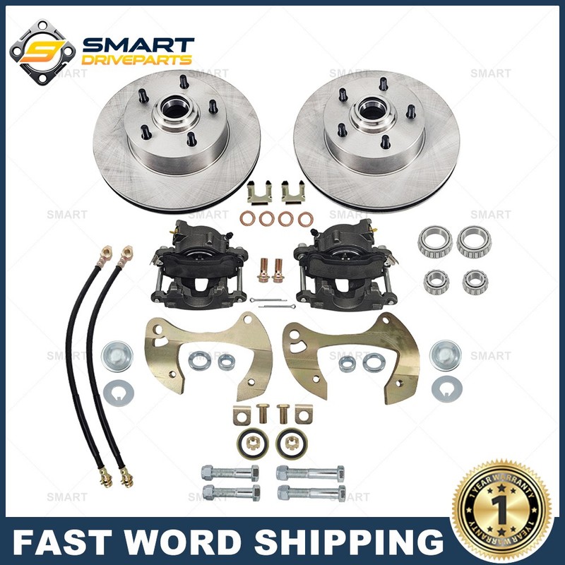 For 1955-64 Chevy Full Size Impala Bel Air Car Deluxe Disc Brake Kit, 5 x 4-3/4″
