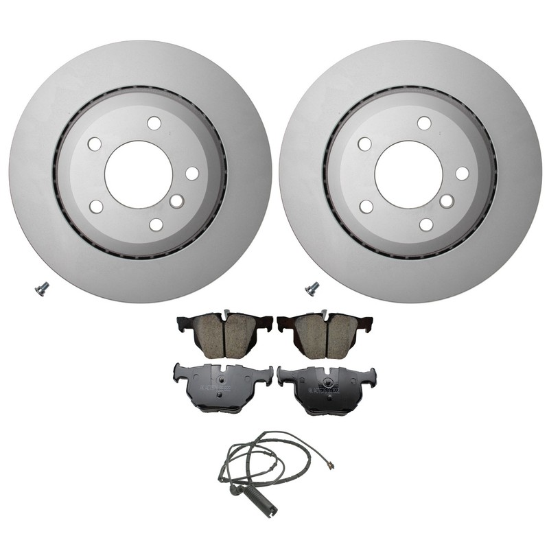 Hella Rear Rotors Akebono Euro Ceramic Disc Brake Pads For E46 330Ci 330i 330xi