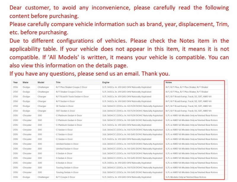 262mm Rear Drilled Rotors Ceramic Brake Pads for Jeep Compass Patriot Sebring US gallery