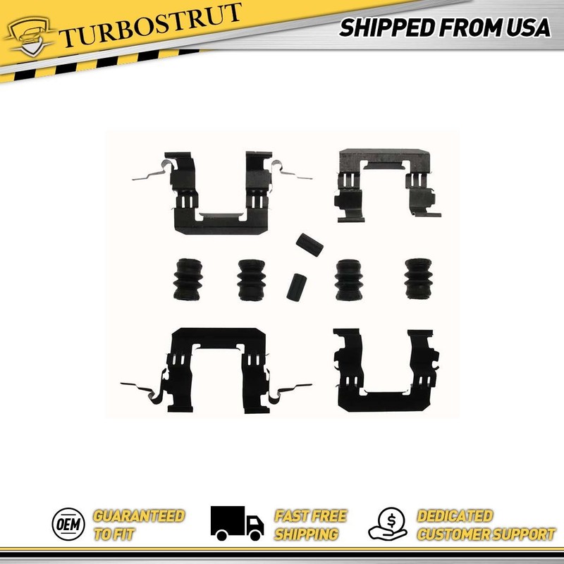 1 Front Brake Hardware Kit For 2007-2012 Nissan Versa 1.8L