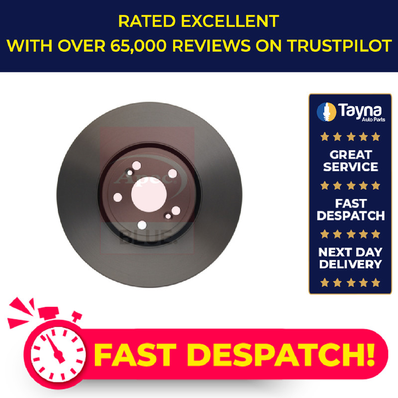 2x Brake Discs Pair Vented fits RENAULT ESPACE Mk4 3.5 Front 2002 on 324mm Set