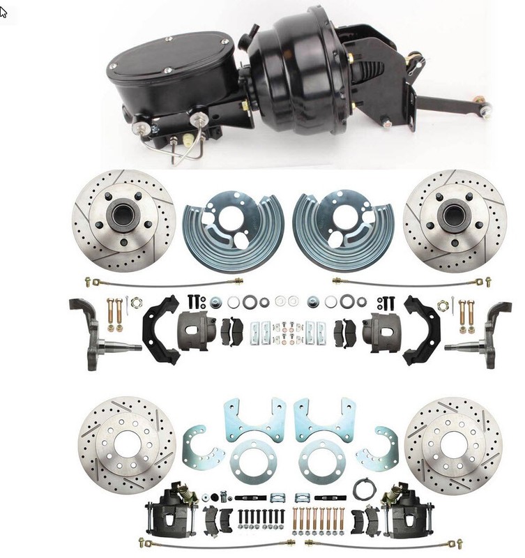 1967-1970 GTX / Coronet / B-Body Front & Rear Black Out Disc Brake Conversion