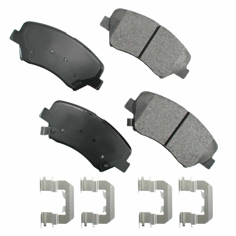Akebono OEM Front & Rear Brake Pads For 2011-2016 Hyundai Elantra 9 Yr Waranty