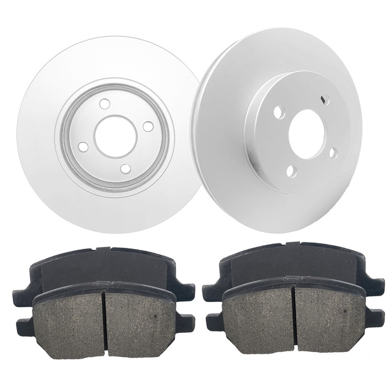 Front Disc Rotors + Brake Pads for 2005 – 2007 2008 Chevy Cobalt Pontiac Saturn