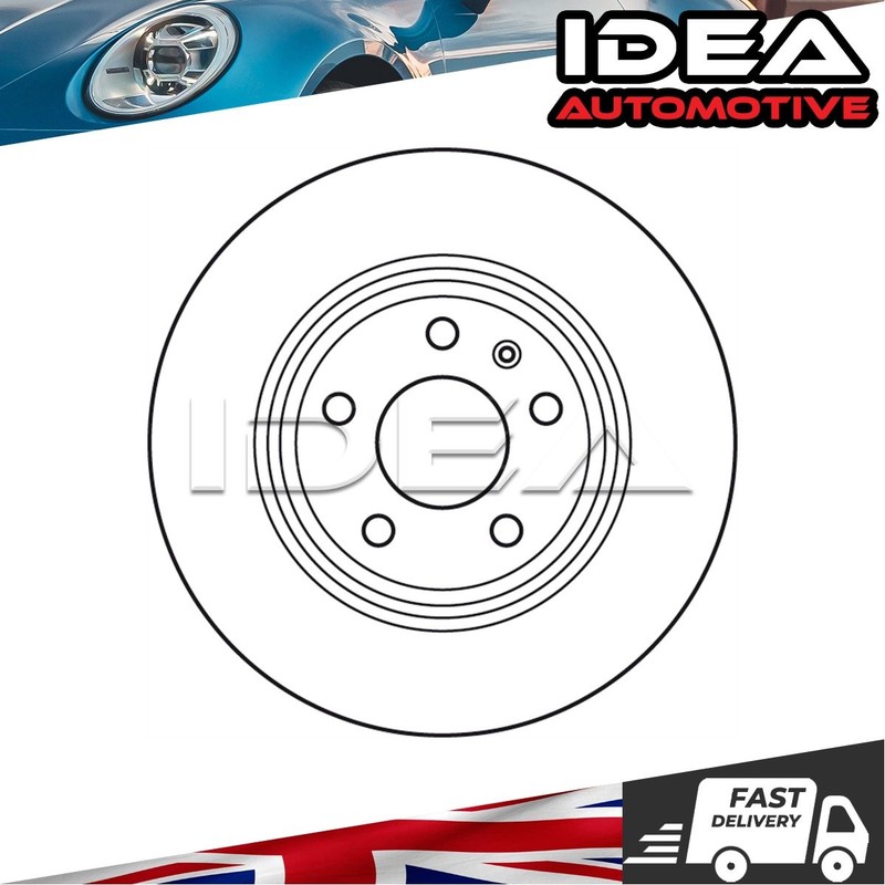 2x Brake Discs Rear Idea Fits Audi A4 A5 A6 Q5 A7 Allroad + Other Models