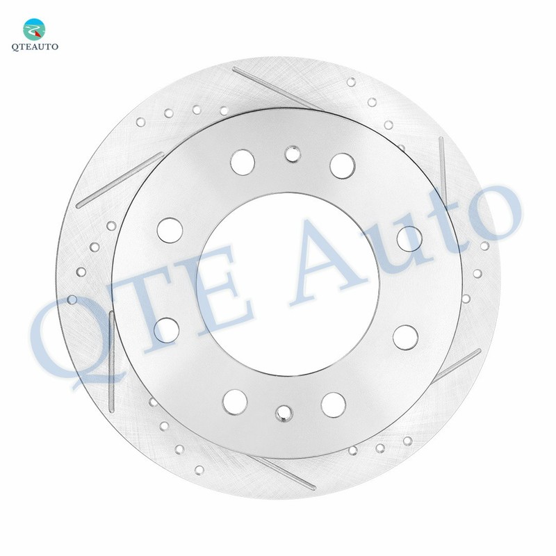 4P F 355mm-R 360mm Drilled Brake Rotors To 2011-2015 Chevrolet Silverado 2500 HD gallery