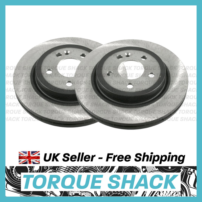 2x Brake Discs Pair Vented Front 303mm ADU174339 Blue Print Set A1634210012 New