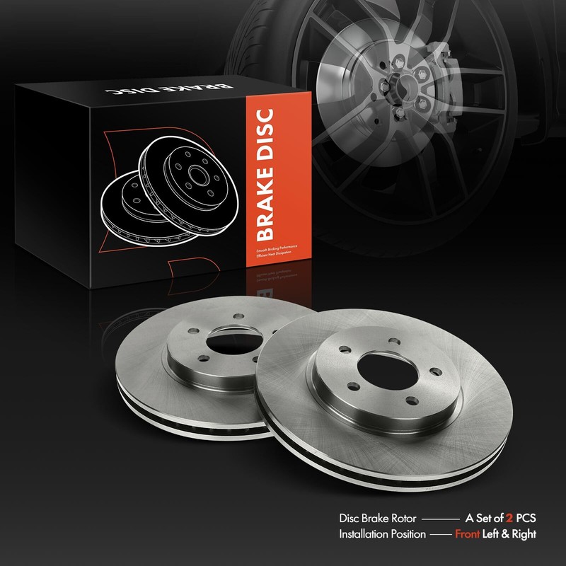 Front Disc Brake Rotors for Ford Escape 2005-2012 Mazda Tribute Mercury Mariner gallery